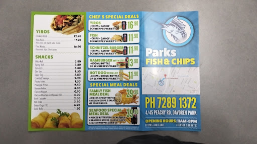 Parks Fish and Chips Logo