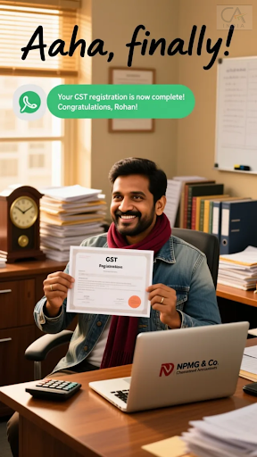 Get expert guidance on GST Registration with NPMG & Co., New Delhi's most trusted Chartered Accou…