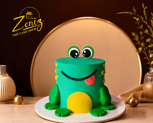🐸💚 Cute Frog Theme Cake by Zeniz Cakes 💚🐸 post image
