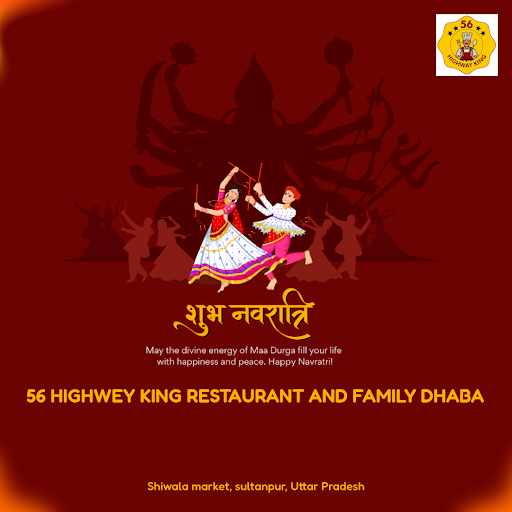 Wishing you a Navratri as vibrant as our dishes! At 56 Highwey King Restaurant and Family Dhaba i… post image