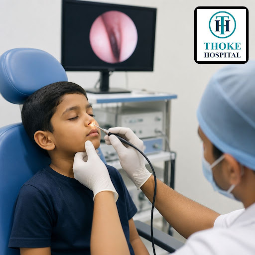 Is your child suffering from frequent colds, nose block, or snoring? At Thoke ENT Hospital & Adva… post image
