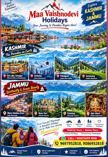 🌺 Maa Vaishno Devi  Holidays tour and Travels ! Navratri Special Offer – Jammu & Kashmir Tour Pac… post image