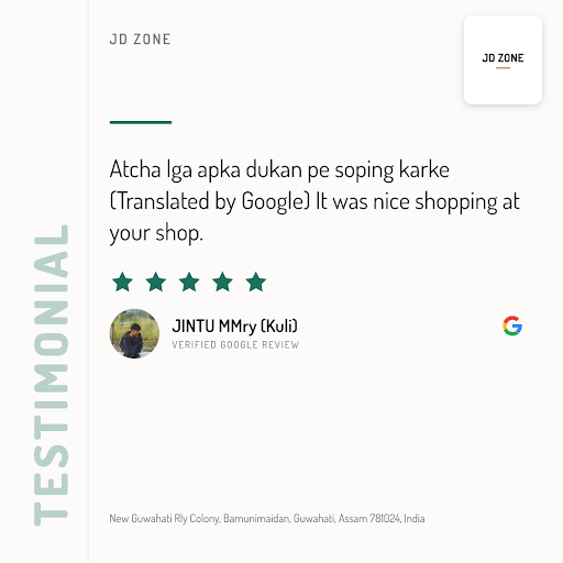 JINTU MMry (Kuli) raves about his exceptional experience at JD Zone, Guwahati's go-to iPhone stor… post image