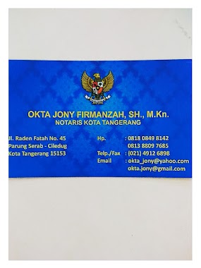 kantor notaris Okta Jony Firmanzah, SH., M.Kn, Author: okta jony firmanzah