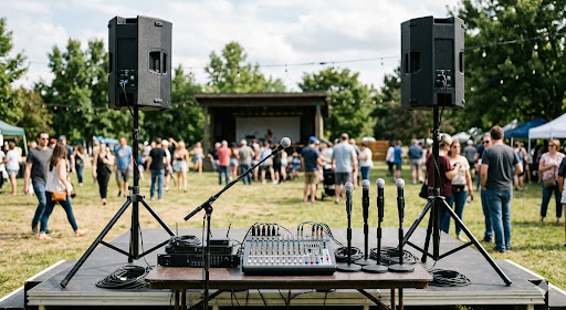 Hosting an event but missing the sound? 🎤 Don't let your message get lost in the crowd! Whether i… post image