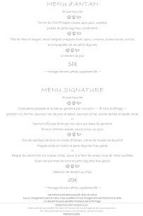Menu Fleur de Neige Page 3
