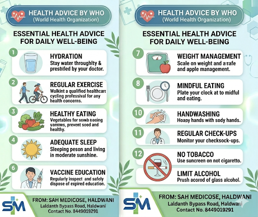 Weekly health tips @sah medicose post image