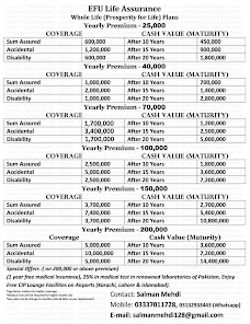 Efu Life Assurance Ltd, Karachi Indus Branch