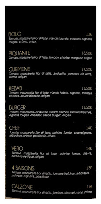 Menu Pizzeria Del Nonna Page 2