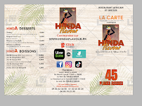Menu HINDA FLAVOUR Page 1