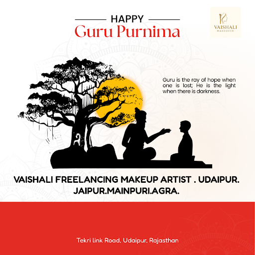 Wishing a Happy Guru Purnima to all! As a professional Party makeup artist near Bapu Bazar Udaipu… post image