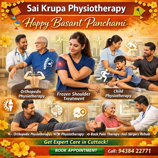 At Sai Krupa Physiotherapy, we are dedicated to providing the best physiotherapy in Cuttack. Our…