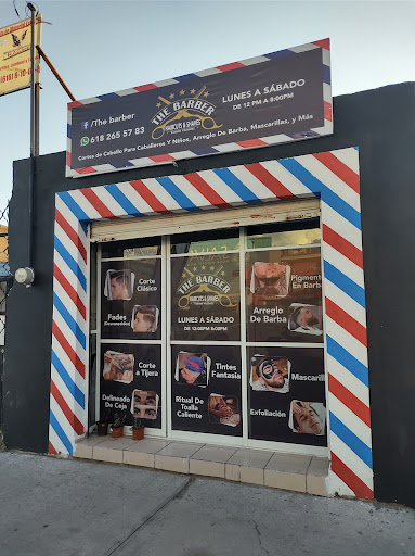 The barber haircuts & shaves Yazmin Vasquez