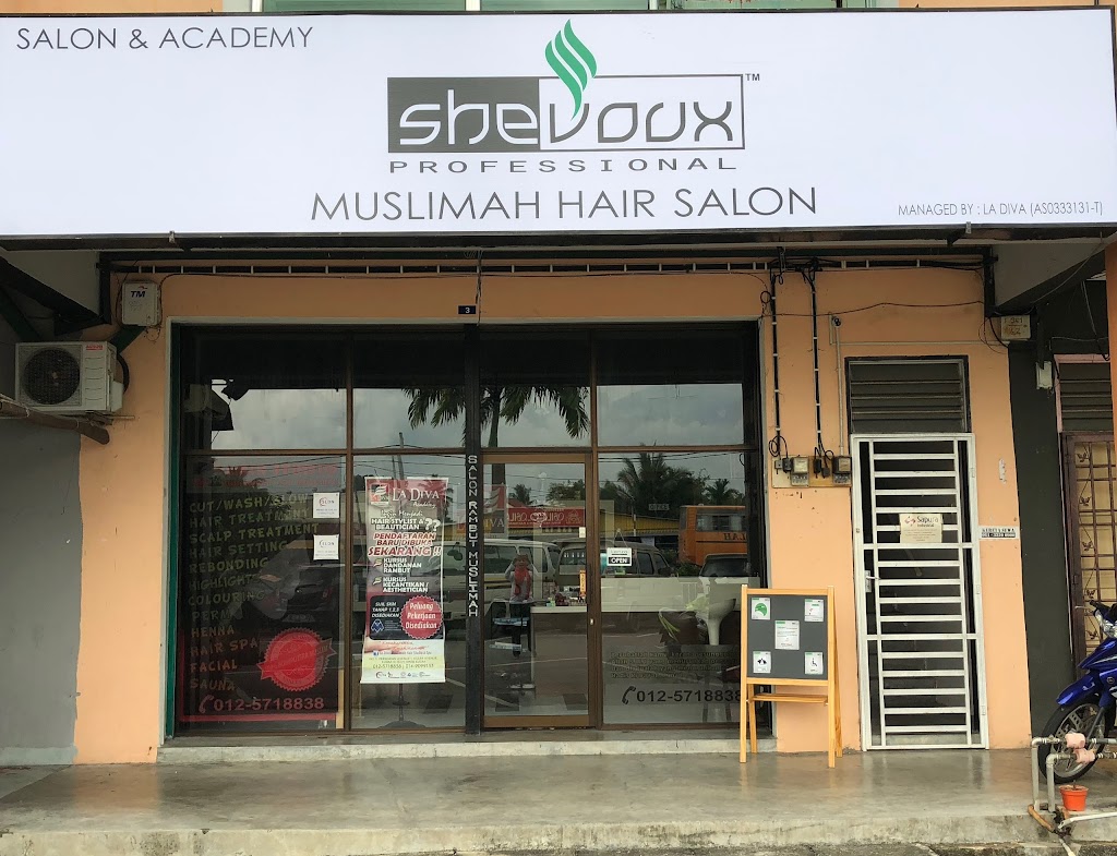 SheVoux Professional Muslimah Hair Salon & Academy, Kulim — No 3, Persiaran  Avenue 1,, Kulim Avenue, Kulim Hi Tech, 09000 Kulim, Kedah, Malaysia, phone  012-571 8838, opening hours