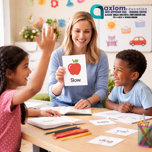 Strong English skills built from childhood give your child a lifelong advantage. At Axiom Educati…