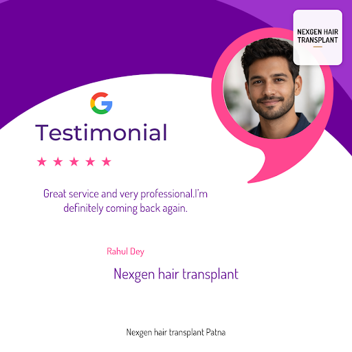 Rahul Dey, a satisfied patient, shares his exceptional experience at Nexgen Hair Transplant in Pa… post image