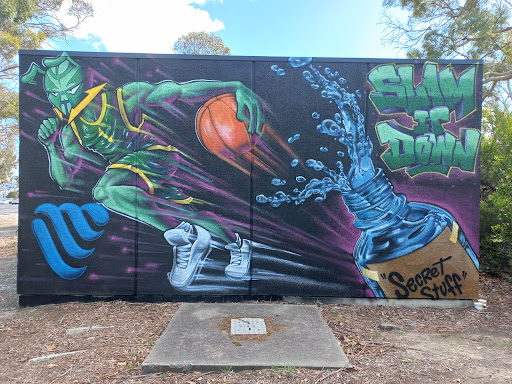 Elwick Pump Station Jack Jumpers Mural - Thumbnail