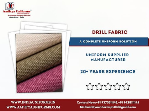Drill Fabric Available At Aaditya Uniforms post image