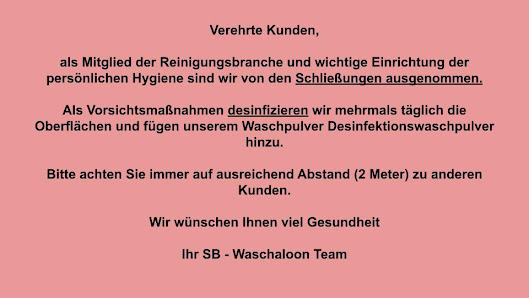 SB - Waschsalon Erlangen Luitpoldstraße 27, 91052 Erlangen