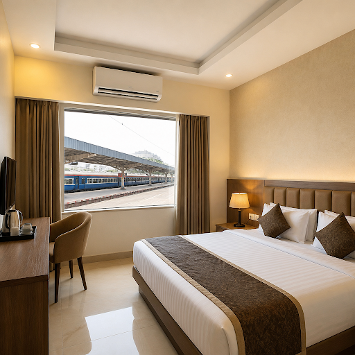 Long train journey with a short stop in Varanasi? Make your break truly relaxing at Hotel New Ash… post image