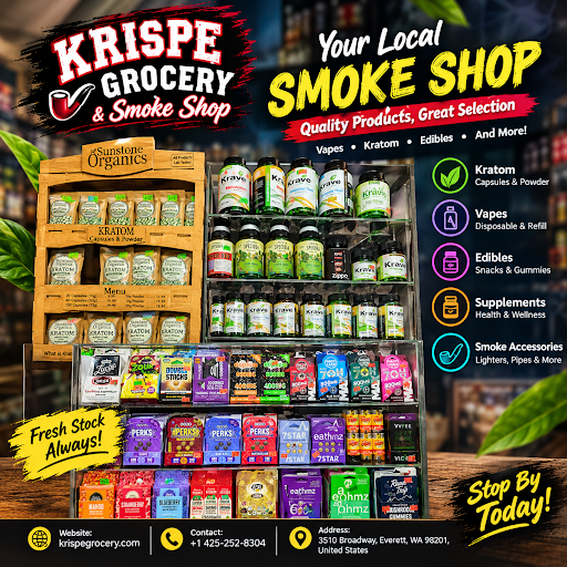 Need a local spot with a good variety of products? Stop by Krispe Grocery & Smoke Shop in Everett… post image