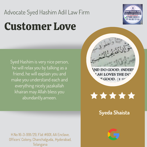 Syeda, a satisfied client, gives our law firm a 5-star rating! She loved the expert guidance from…
