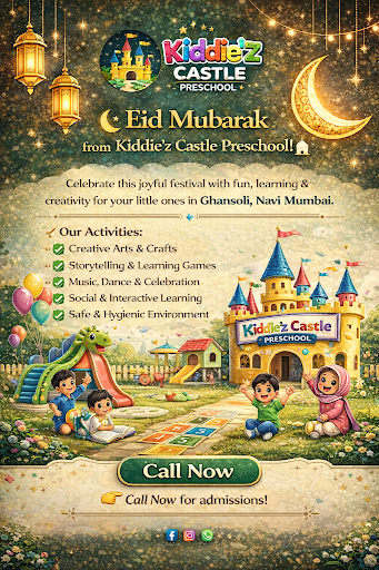 🌙 Eid Mubarak from Kiddie’z Castle Preschool! 🌟👶 post image