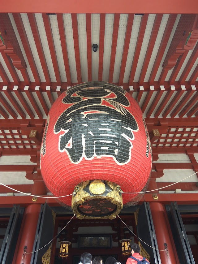 Sensoji Temple old five-story pagoda mark