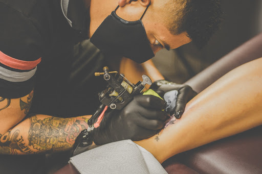 dealer's barber tattoo