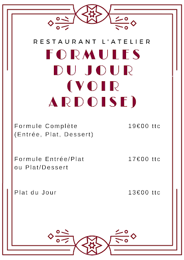 Photo 1 - Restaurant L'Atelier