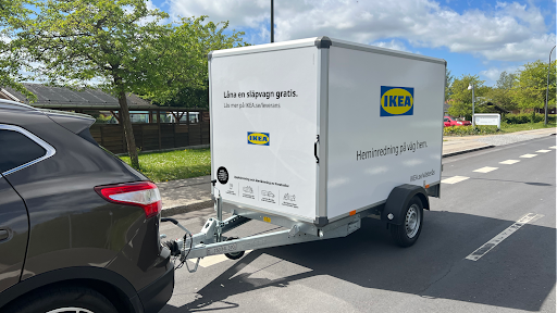 Freetrailer släputhyrning IKEA Västerås - Sweden