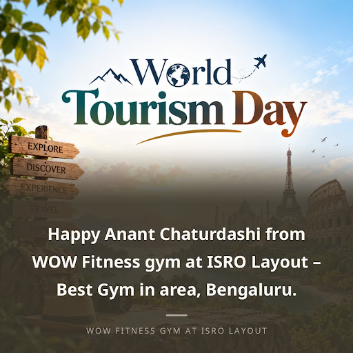 Happy Anant Chaturdashi from WOW Fitness gym at ISRO Layout – Best Gym in area, Bengaluru. post image