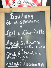 Menu Ô P'TIT BOUILLON Page 5