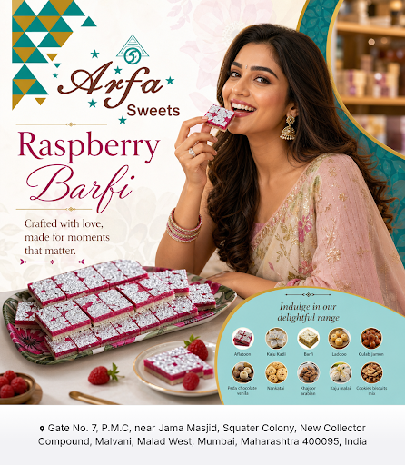 New Arfa sweets is the best sweet shop in town, offering a wide range of traditional and modern s… post image