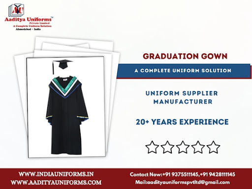 Graduation Gown Available At Aaditya Uniforms post image