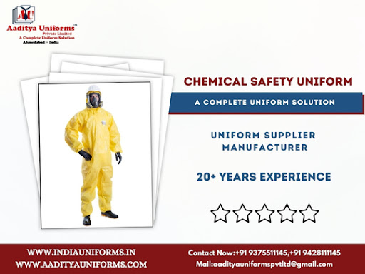 Chemical Safety Uniform Available At Aaditya Uniforms post image