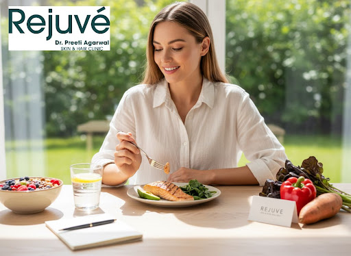 What you eat shows up on your skin and hair. At Rejuve Skin and Hair Clinic in Civil Lines, Agra,… post image