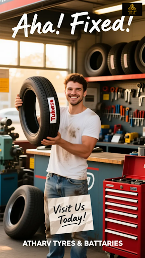 Get puncture-free riding with ATHARV TYRES & BATTERIES' Tubess Puncture Repair in Pune! Our most… post image