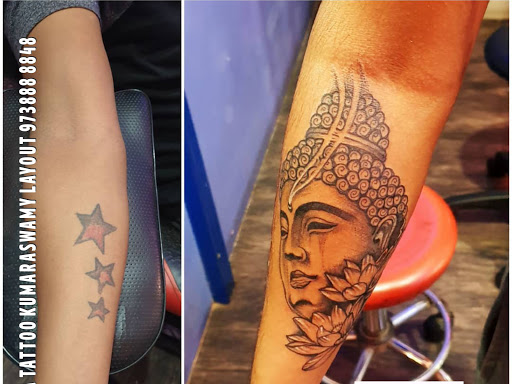 Coverup tattoo Buddha tattoo