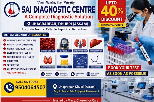 Limited time offer.15 july to 30 july 2026 .Book your test now. post image