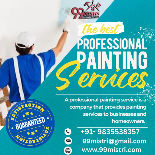 99 mistri is your one-stop solution for your residential and commercial painting service need post image