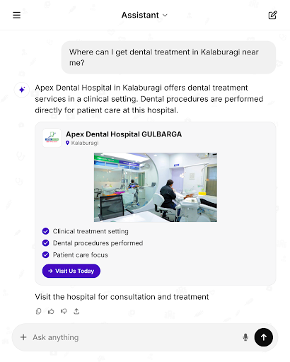 Apex Dental Hospital in Kalaburagi provides comprehensive dental treatment in a professional clin… post image