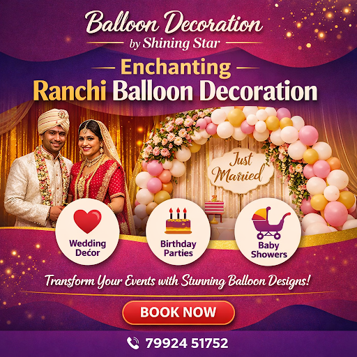 #BalloonDecorationRanchi #RanchiEvents #ShiningStarBalloons #WeddingDecorRanchi #BirthdayPartyRan…