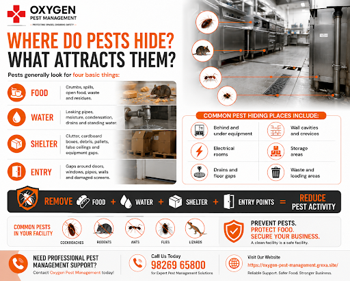 🔎 **Where Do Pests Hide? What Attracts Them?**