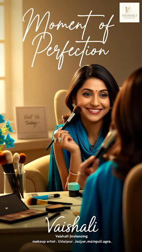 Get flawless, long-lasting makeup with Vaishali's Airbrush Makeup in Udaipur! As a best-selling f… post image