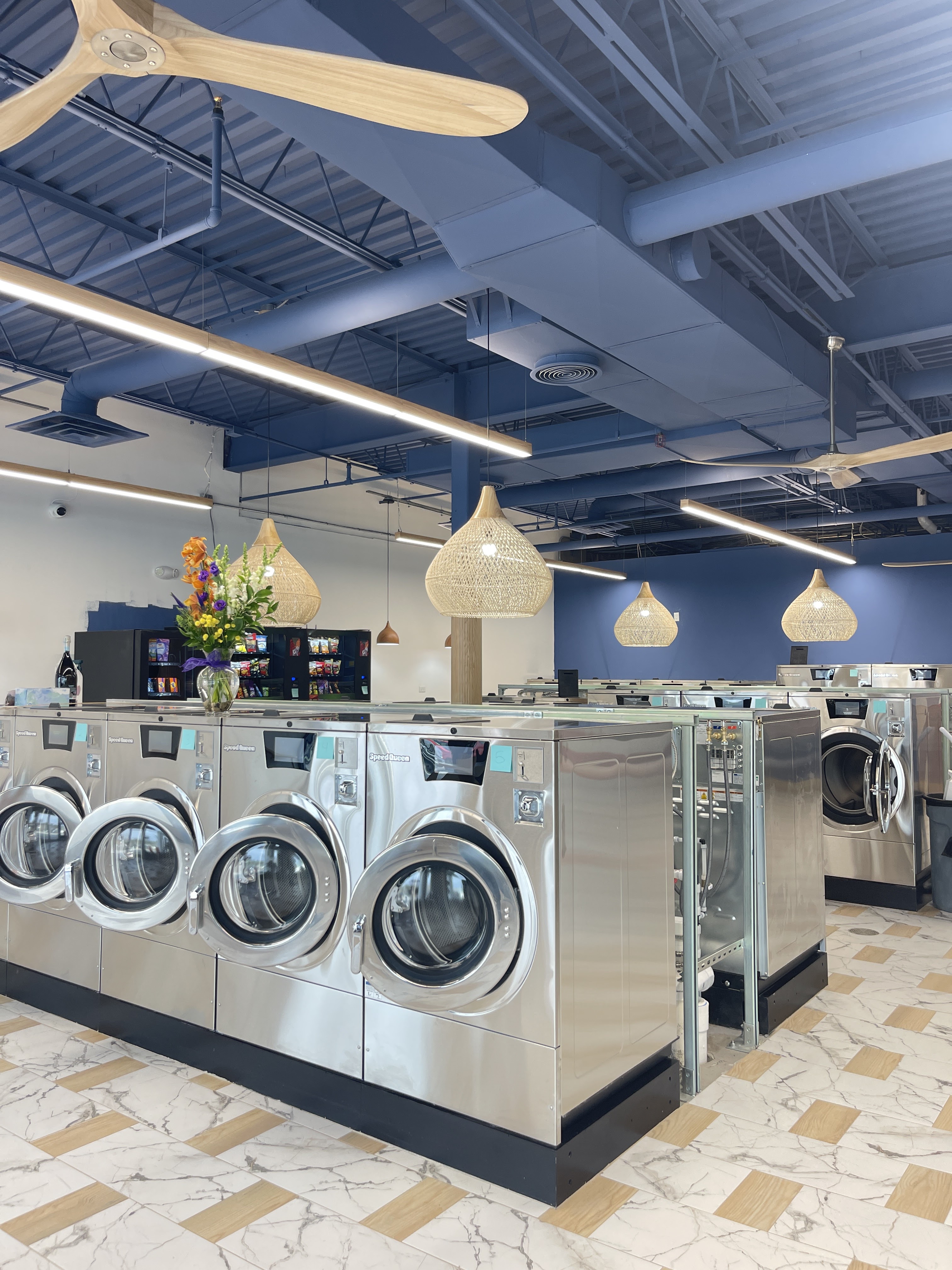Self-service laundry at Slipstream Laundry, Kittery, ME