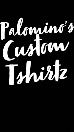 Palomino's Custom T-shirts Logo