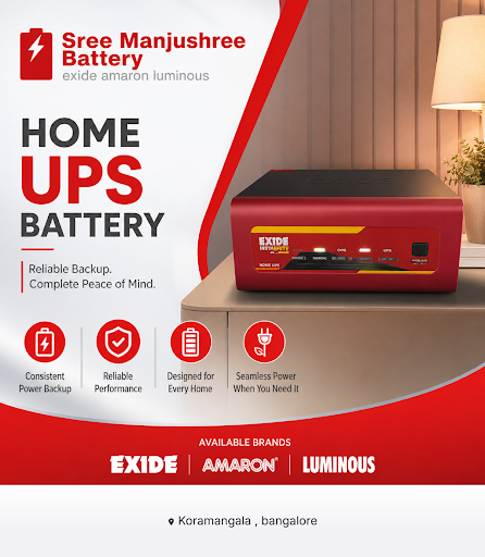 Sree Manjushree Battery offers a wide range of home UPS batteries including reliable 100ah lithiu… post image