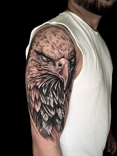 Eagle tattoo coverup  post image