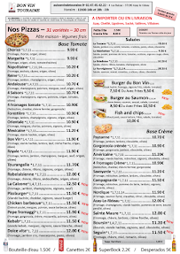Menu Au Bon Vin De Touraine Page 3